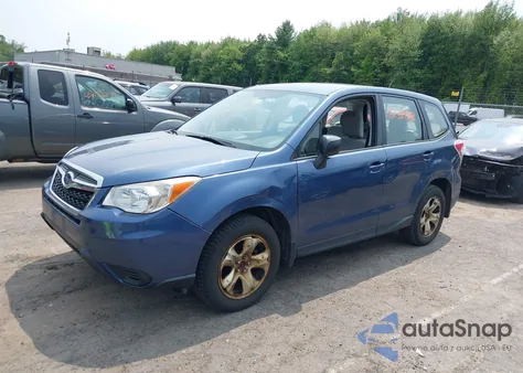 2014 Subaru Forester 2.5I из США, поврежденный, VIN JF2SJAACXEH427636